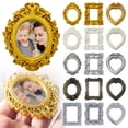thumbnail image 1 of Vintage Mini Picture Frames, Small Photo Frame for Wall Desk Home Decor, Display Table Frame for Gift Idea, Keepsake Memory Frame Party Decoration, 1 Pcs, 1 of 9