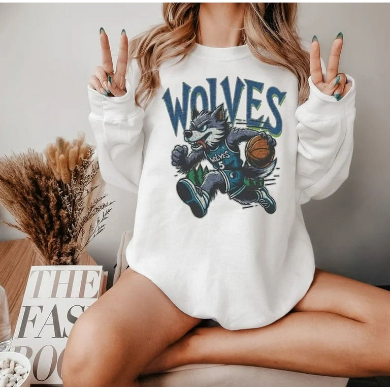 Vintage timberwolves sweatshirt top