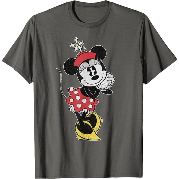 Vintage Minnie Mouse Sweetheart Pose DTG Print Unisex T-Shirt