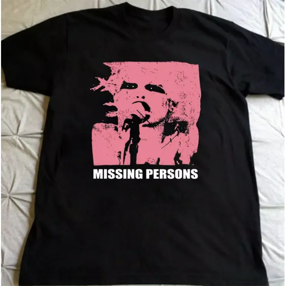 Vintage Missing Persons Cotton Hot T Shirt Tee Men S-4XL