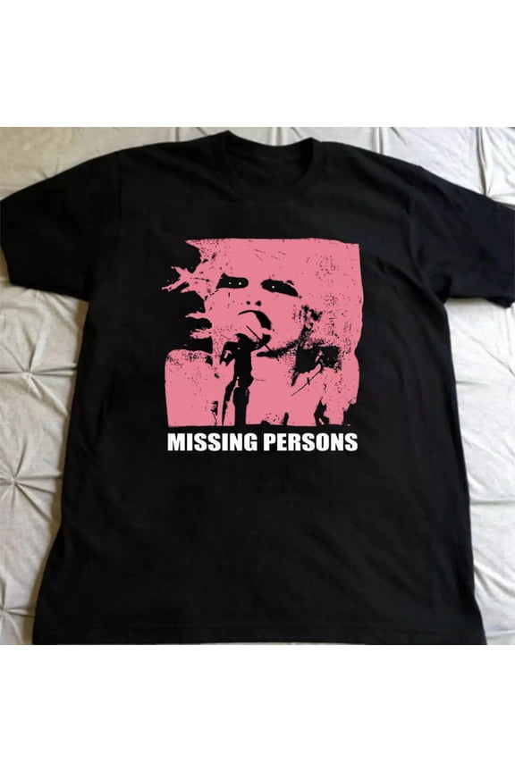 Vintage Missing Persons Cotton Hot T Shirt Tee Men S-4XL