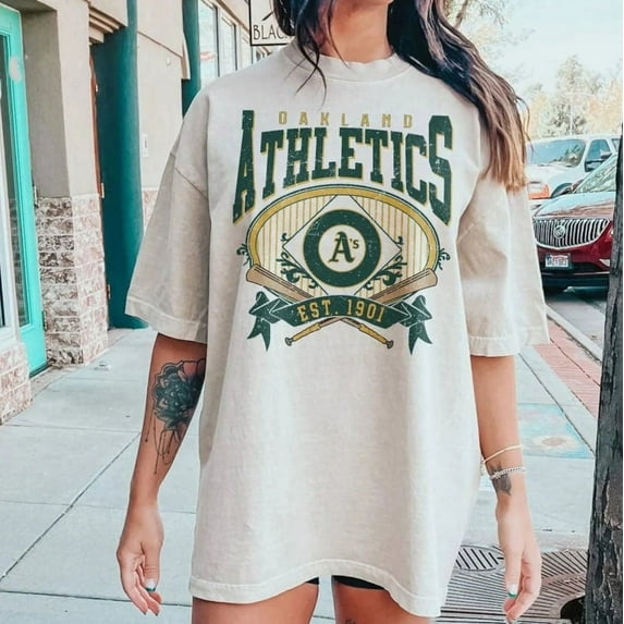 Vintage Mlb 90s Bootleg Oakland T-Shirt, Athletics TShirt, Oakland Baseball Shirt, Vintage Baseball Fan T-Shirt, Baseball Unisex T-Shirt
