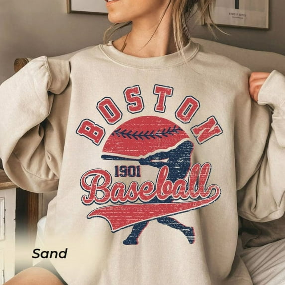 Vintage Mlb 90s Boston Sweatshirt, Red Sox Sweatshirt, Baseball Unisex Shirt