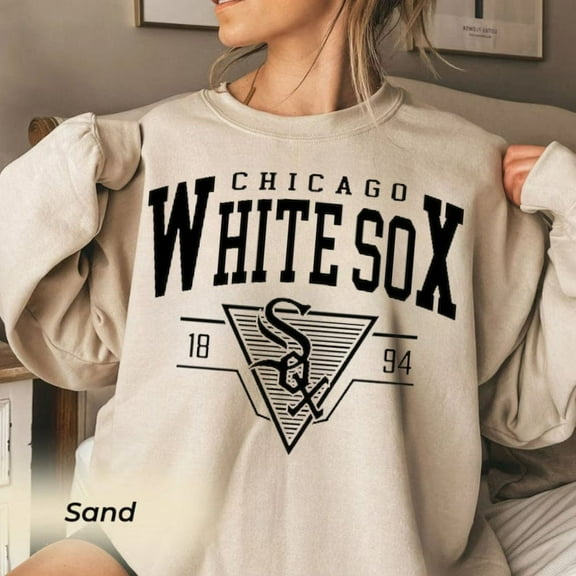 Vintage Mlb 90s Chicogo Blue Sweatshirt, White Sox Shirt, Baseball Unisex SweatShirt