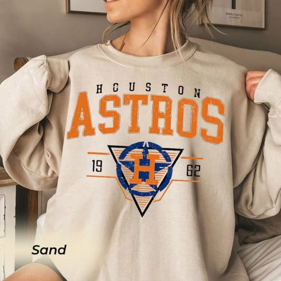 Vintage Mlb 90s Houston Sweatshirt, Astros Sweater, Baseball Unisex Shirt