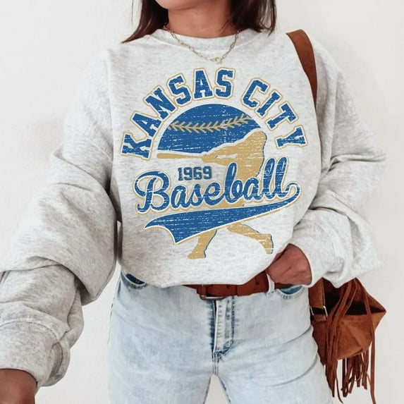 Vintage Mlb 90s Kansas Sweatshirt, City Royals Sweatshirt, Baseball Unisex Shirt