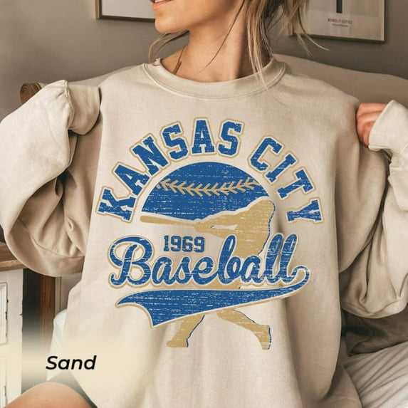 Vintage Mlb 90s Kansas Sweatshirt, City Royals Sweatshirt, Baseball Unisex Shirt