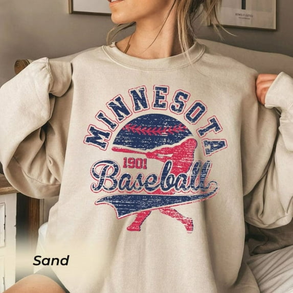 Vintage Mlb 90s Minnesota Sweatshirt, Twins Shirt, Baseball Unisex Sweatshirt