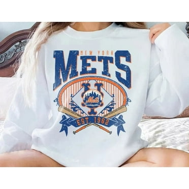 Vintage Mlb 90s New York Sweatshirt, Mets Sweat Sweater, Baseball Unisex Sweat Shirt