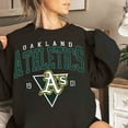 thumbnail image 1 of Vintage Mlb 90s Oakland Sweatshirt, Baseball Fan Shirt, Athletics SweatShirt, Baseball Unisex, 1 of 2