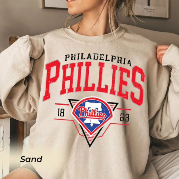 Vintage Mlb 90s Philadelphia Sweater, Phillies Sweatshirt, Baseball Unisex Shirt
