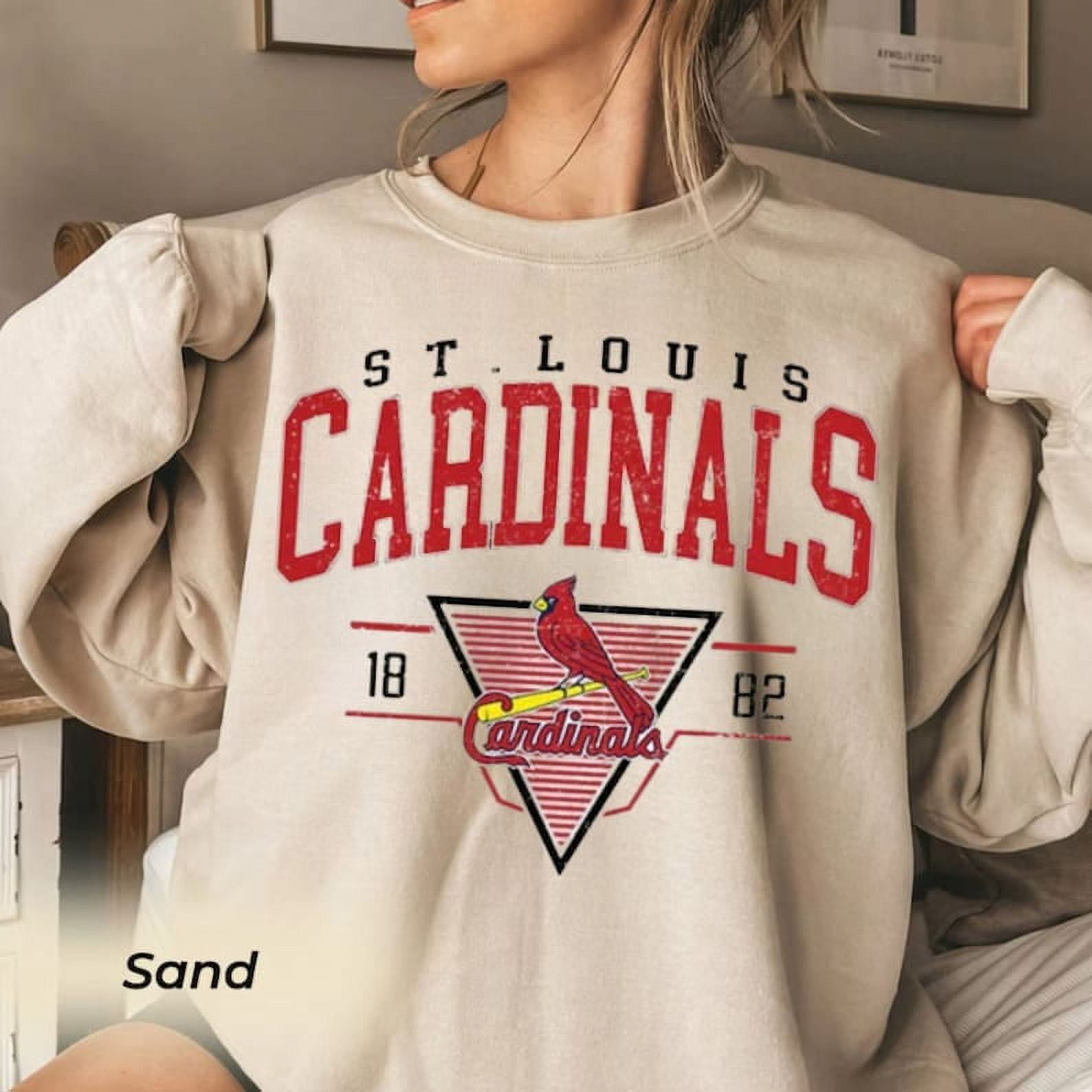Maillot Vintage Baseball Cardinals Rouge - Taille XL Unisexe - Neuf Sans étiquette