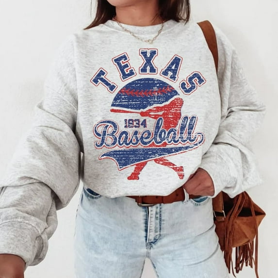 Vintage Mlb 90s Texas Sweater, Rangers Sweatshirt, Baseball Unisex Shirt