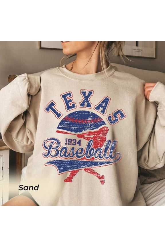 Vintage Mlb 90s Texas Sweater, Rangers Sweatshirt, Baseball Unisex Shirt