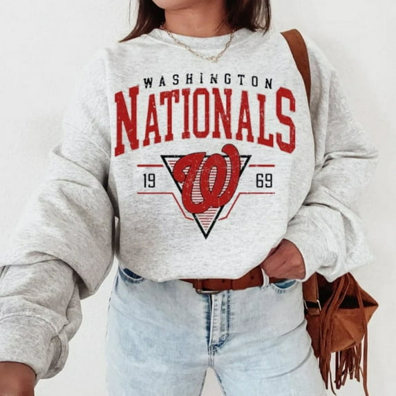 Vintage Mlb 90s Washington Sweatshirt, Nationals Shirt, Baseball Unisex Sweater