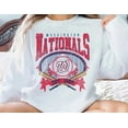 thumbnail image 1 of Vintage Mlb 90s Washington Sweatshirt, Nationals Sweat Shirt, Baseball Unisex, 1 of 2