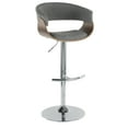 Vintage Mod MidCentury Modern Adjustable Barstool with Swivel in