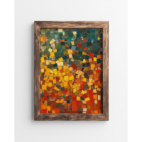 Vintage Modern Abstract Wall Art, Vertical Horizontal Art, Decor, Artwork, S Wall Art, Modern Wall Decor, 12x18 UNFRAMED