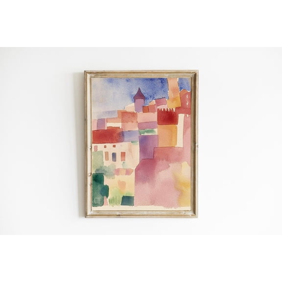 Vintage Modern Art Print Poster Boho Art Print Poster Vintage Folk Art Aesthetic Vintage Modern Art Timeless Modern Decor Poster E872, Unframed Poster Size 12x18 F03.1.18l1117