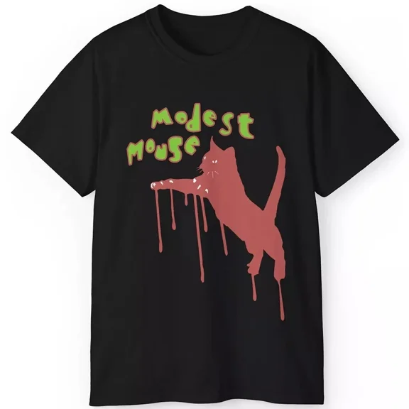Vintage Modest Mouse Funny Cat Graphic Music Fan Unisex T-Shirt, up to size 5XL