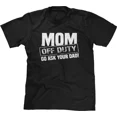 thumbnail image 1 of Vintage Mom Off Duty Mothers Day Mama Funny Saying Slogan Gift Humor Joke Mens Tee - Perfect Gifts For Everyone, 1 of 3
