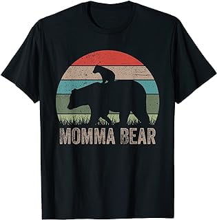 Vintage Momma Bear Funny Mothers Day T-Shirt - Walmart.com