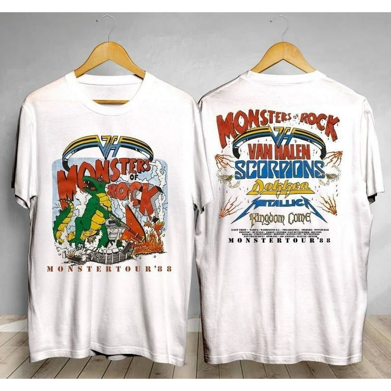 Vintage Monsters of Rock Tour 1988 T-Shirt - Walmart.com