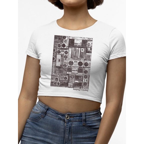Vintage Mood Top Crop Tee Women's