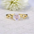 thumbnail image 1 of Vintage Moonstone Ring Yellow Gold Plated Engagement Ring Diamond Twig Leaf Jewelry for Women June Birthstone Customized Ring Gift for Her, 1 of 3
