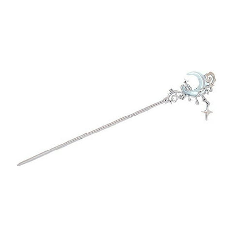 Vintage Moonstone Star Moon Hair Sticks For Women Chinese *
