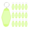 thumbnail image 1 of Vintage Motel Keychain Blank Hotel Keychains Rhombus Retro Key Tag, Clear Green, 16 Pack, 1 of 6