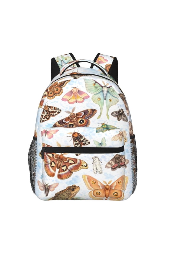 Vintage Moth Collection Backpack Lightweight Rucksack Travel Bag for Men and Women