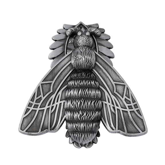 Vintage Moth Metal Binder Clip Set - Large Antique Brass Decorative Page Holder for Journals, Books & Documents, Bookish Office Desk Accessory and Traveler's Notebook Clamp