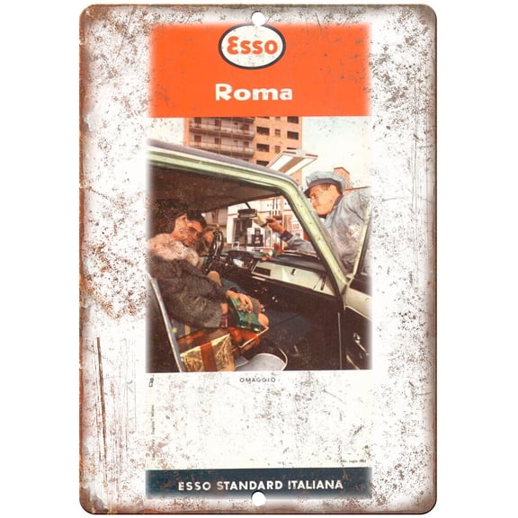 Vintage Motor Oil Advertisement - Retro Look Metal Sign - Jumbo 10" x 14" - A146