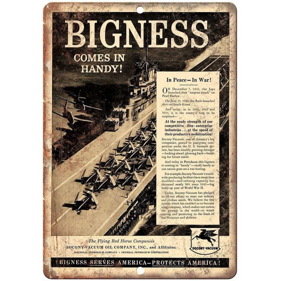 Vintage Motor Oil Advertisement - Retro Look Metal Sign - Jumbo 10" x 14" - A894