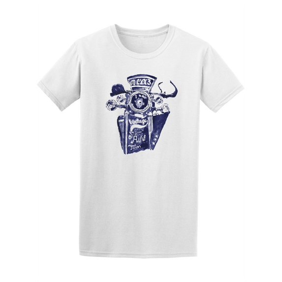 Vintage Motorbike Sketch Mcxx3 Tee Men's -Image by Shutterstock