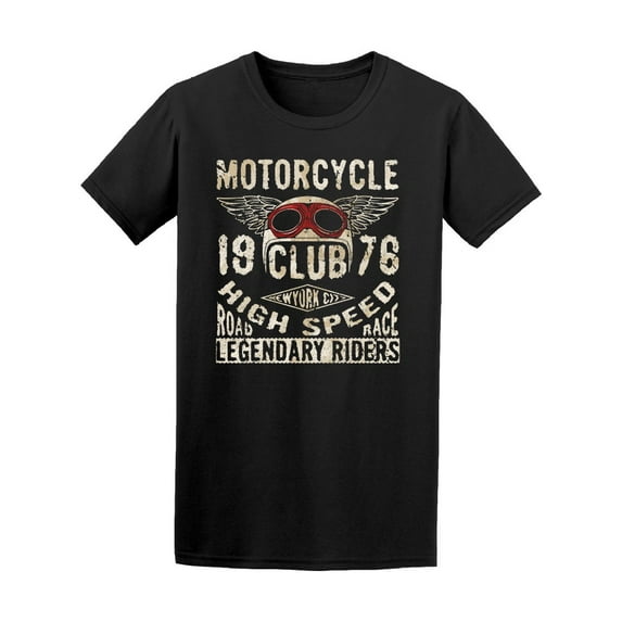 Vintage Motorcycle Club Legend T-Shirt Men -Image by Shutterstock, Male XX-Large