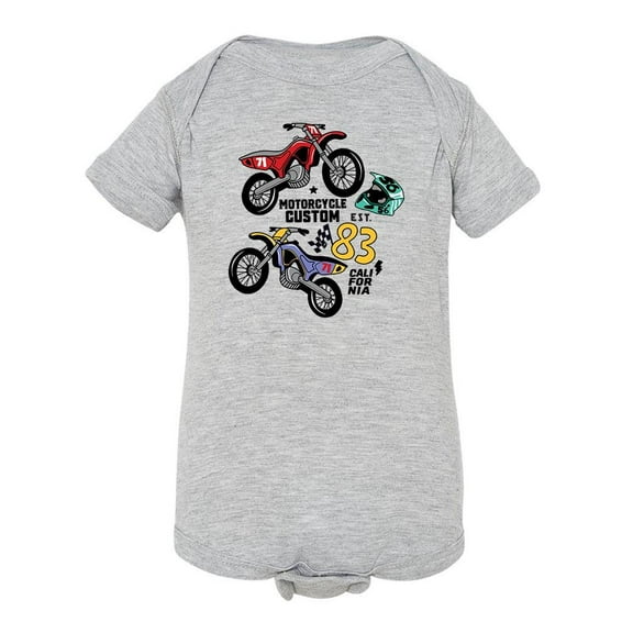 Vintage Motorcycle Custom Bodysuit Infant -Image by Shutterstock,  Newborn