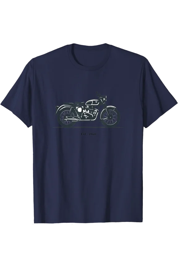Vintage Motorcycle – Est. 1960 Classic Biker Graphic T-Shirt