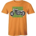 thumbnail image 1 of Vintage Motorcycle Hand Drawn Motor Bike Short Sleeve Men's T-Shirt, 1 of 4
