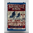 thumbnail image 1 of Vintage Motorcycle Races Poster Poster -Image by Shutterstock, 1 of 2