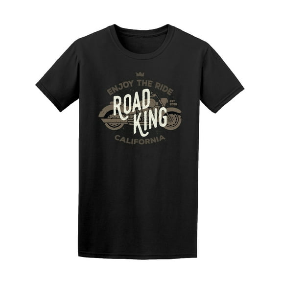 Vintage Motorcycle Road King T-Shirt Men -Image by Shutterstock, Male Small