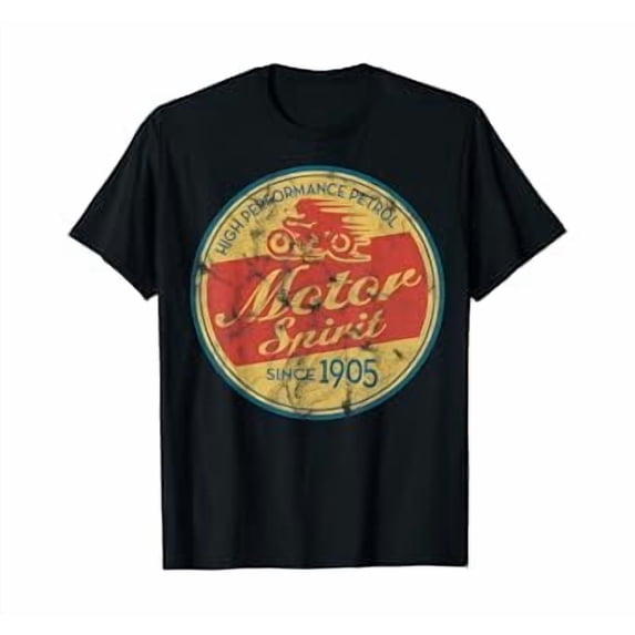 Vintage Motorcycle T-shirt(distressed shirts women & men)