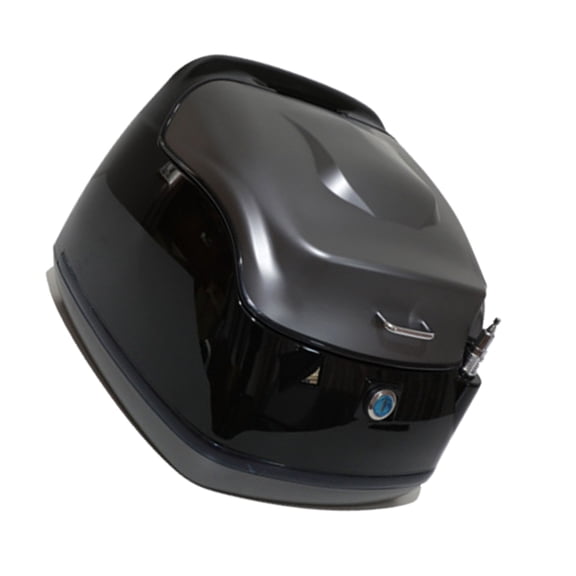 Vintage Motorcycle Trunk Case 38L ABS Construction Waterproof Storage Box