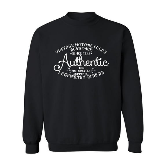 Vintage Motorcycles Road Race Sweatshirt Men -Image by Shutterstock, Male 4X-Large