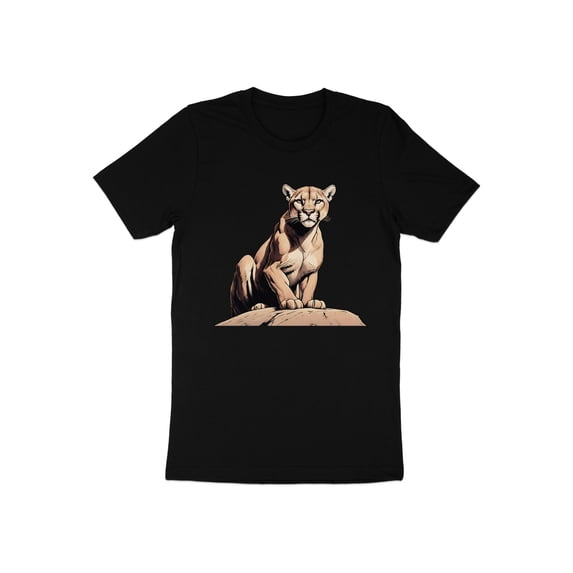Vintage Mountain Lion King Gift Men Women Girls Boys Kids T-Shirt Mountain Lion Animal Birthday Holiday Presents Tshirt