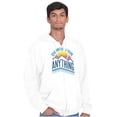 thumbnail image 1 of Vintage Mountain Sunset Adventure Zip Up Hoodie Men's Women's Brisco Brands X, 1 of 6