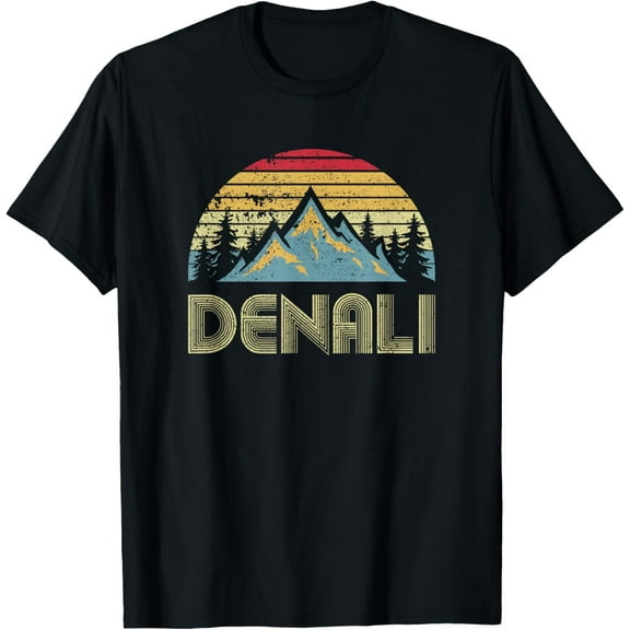 Vintage Mt. Denali National Park Alaska Mountain T-shirt T-Shirt