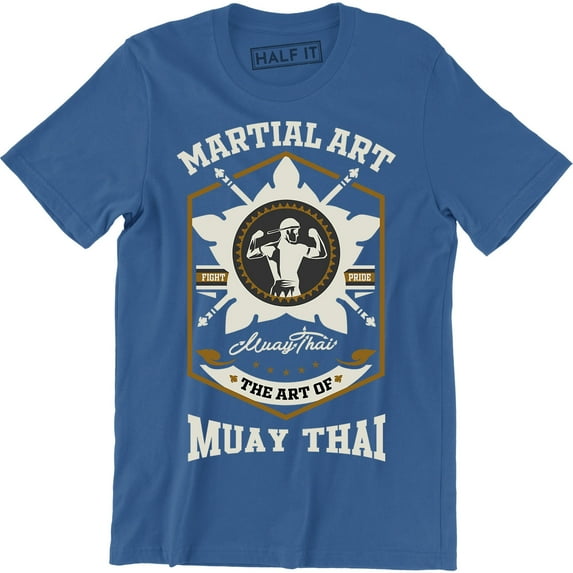Vintage Muay Thai Martial Art Fighting Sports Boxing Spirit Gift Men Tee Shirt