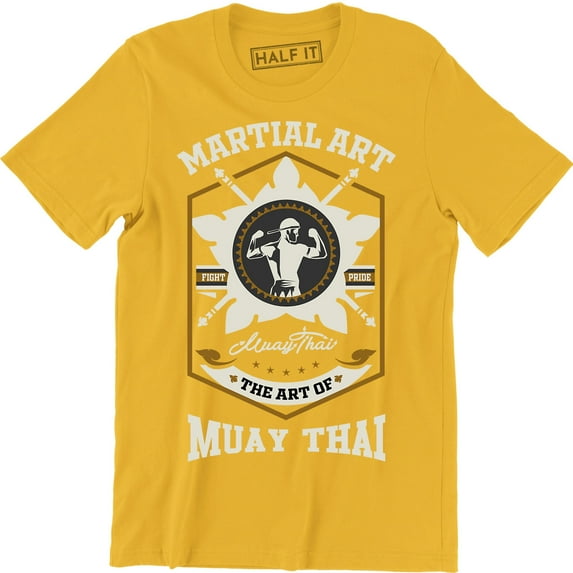 Vintage Muay Thai Martial Art Fighting Sports Boxing Spirit Gift Men Tee Shirt